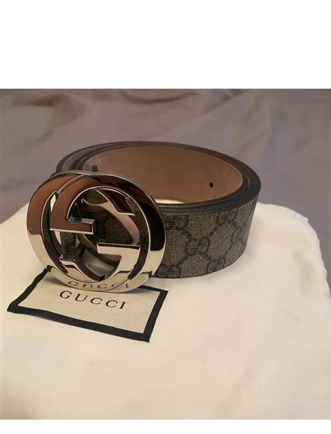 ebay gucci belt|authentic men's Gucci belt sale.